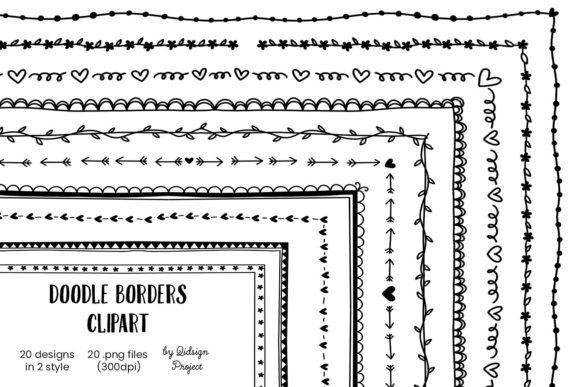 20 Doodle Borders Clipart, Decorative: A Practical Guide to Avoiding Design Pitfalls