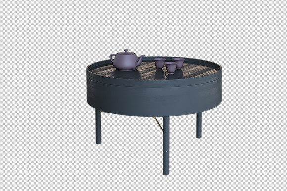 Black Wooden Tea Table: The Digital Asset Guide for Creators