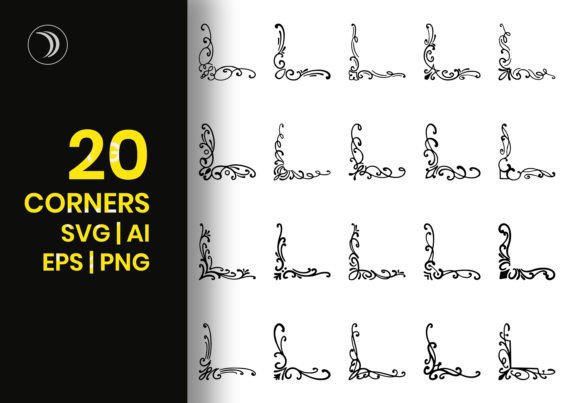 Decorative Corners SVG Files for Elegant Designs