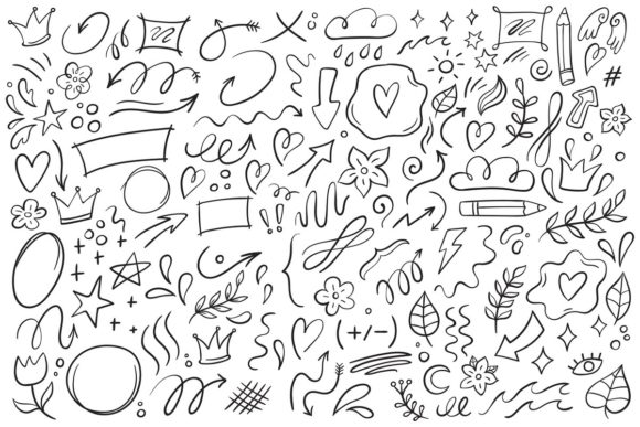 Decorative Doodles: Bringing Hand-Drawn Charm to Your Creative Projects