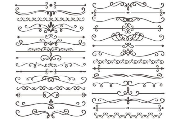 Decorative Page Divider: Elevating Your Designs with Vintage Elegance