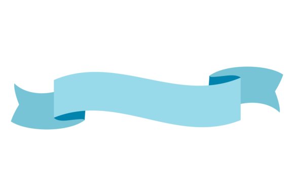 Decorative Ribbon Banner. Blue Vintage B: A Timeless Solution for Elegant Event Design