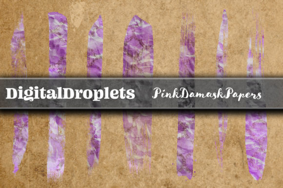 Pink Damask 400 Brush Strokes