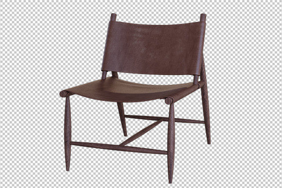 Transform Your Design Projects with High-Resolution Brown Chair 3d Rendering