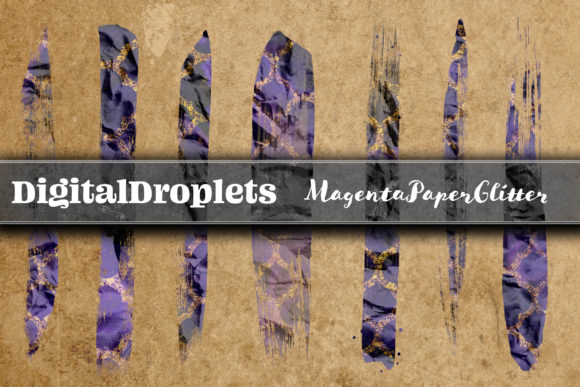 Transform Your Digital Crafts with Magenta PaperGlitter 400 Brush Strokes