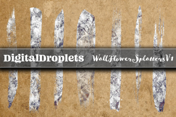 WallFlowerSplatter V1 Brush Strokes: Elevating Digital Creativity with Authentic Texture